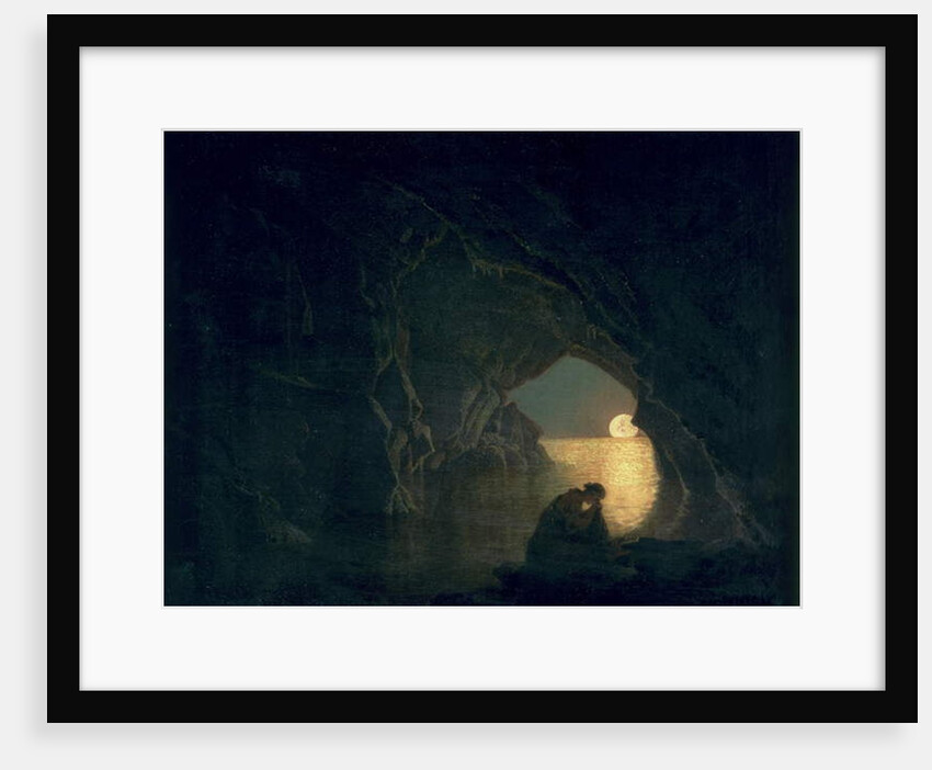 A Grotto With the Figure Of Julia, 1780 by Joseph Wright of Derby
