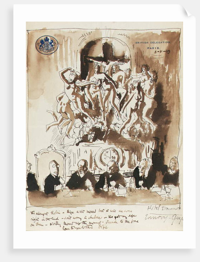 At the Peace Conference, Paris by William Orpen