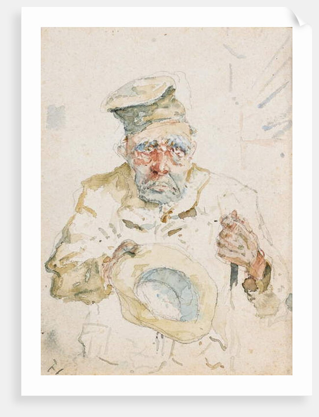 The Beggar of Albi, c.1880 by Henri de Toulouse-Lautrec