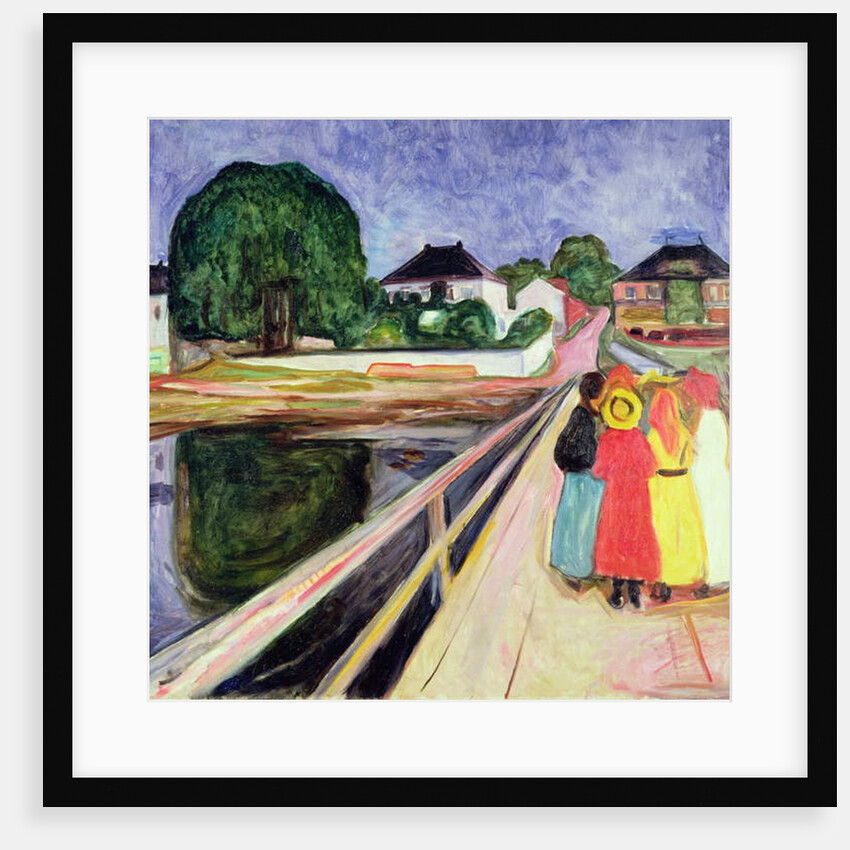Girls on a Bridge by Edvard Munch