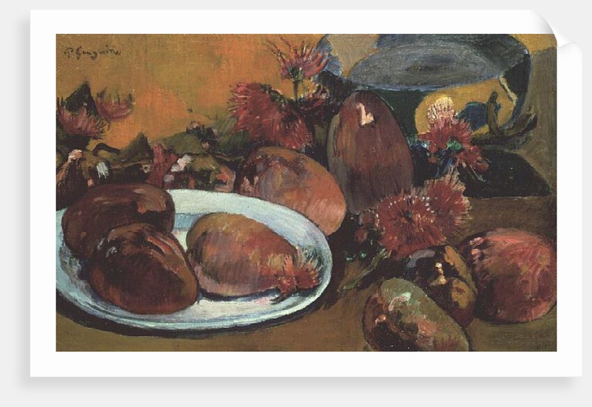 Still Life with Mangos by Paul Gauguin