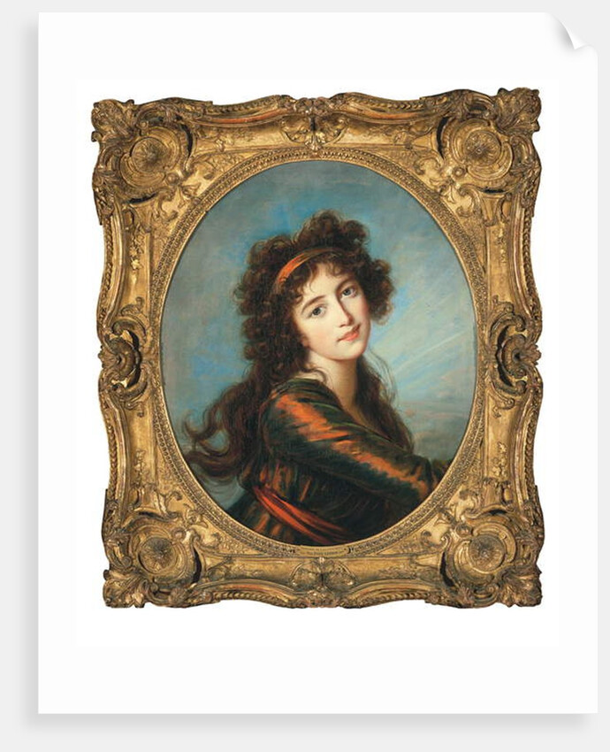 Portrait of Princess Caroline de Liechtenstein by Elisabeth Louise Vigee-Lebrun