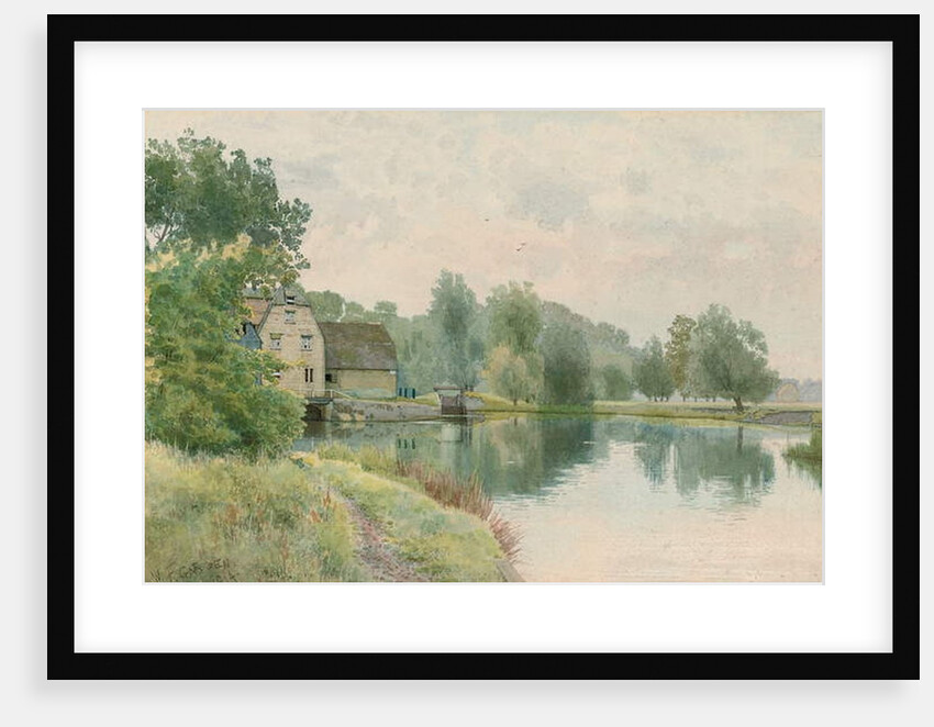 Houghton Mill on the River Ouse, 1914 by William Fraser Garden