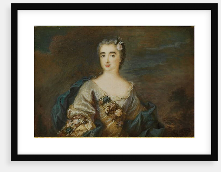 A lady called Louise-Jeanne de Durfot, Duchesse de Mazarin et de la Meilleraye, c.1750 by French School
