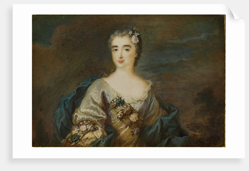 A lady called Louise-Jeanne de Durfot, Duchesse de Mazarin et de la Meilleraye, c.1750 by French School