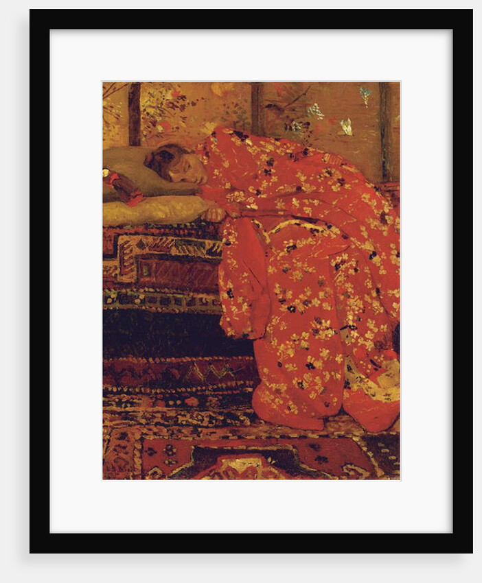 Girl in a Red Kimono by Georg-Hendrik Breitner