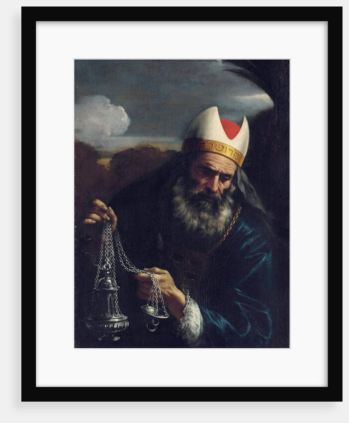 Aaron, High Priest of the Israelites, holding a censer by Pier Francesco Mola