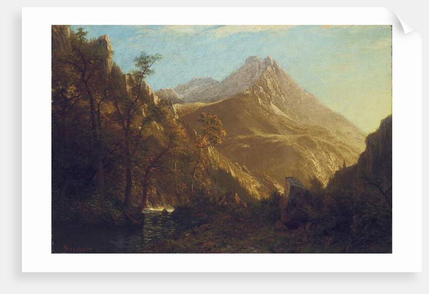 Wasatch Mountains by Albert Bierstadt