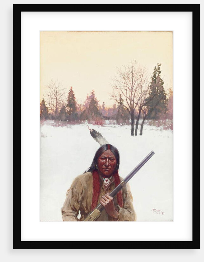 Hunter, 1899 by Henry Francois Farny