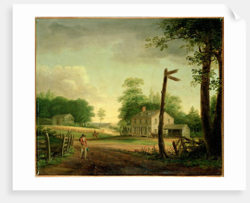 Wayside Inn on Route to Philadelphia by Thomas Birch