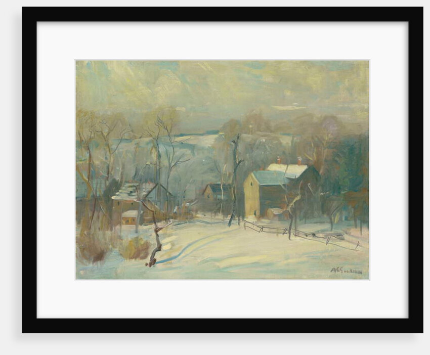Village in Snow by Arthur Clifton Goodwin