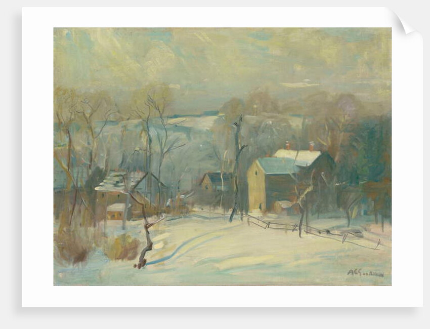 Village in Snow by Arthur Clifton Goodwin