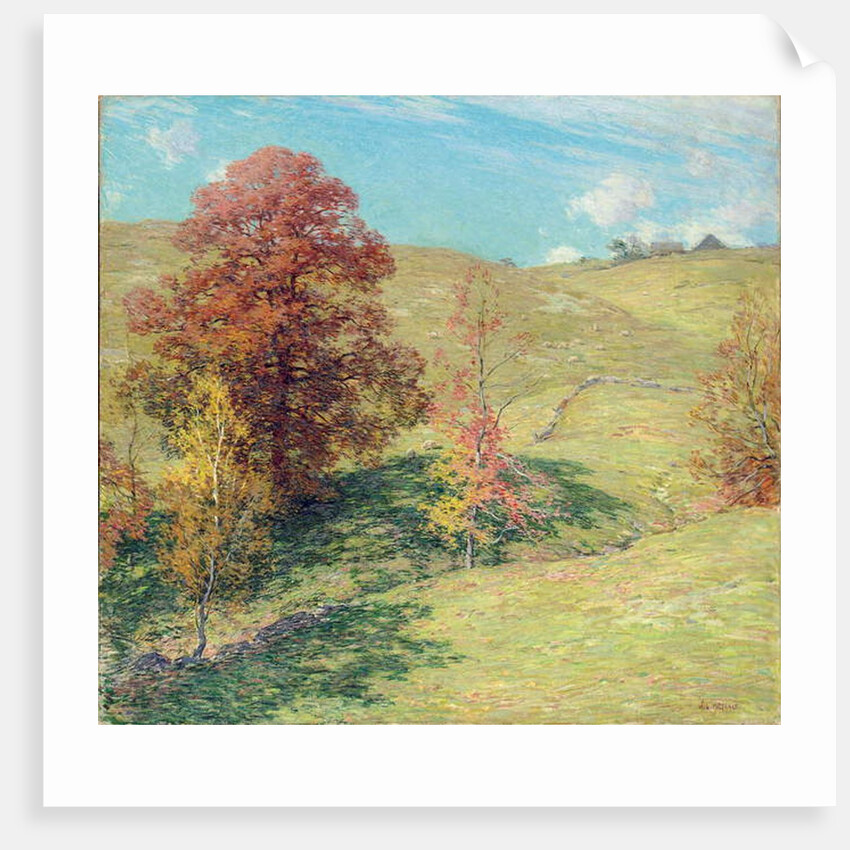 The Red Oak, 1911 by Willard Leroy Metcalf