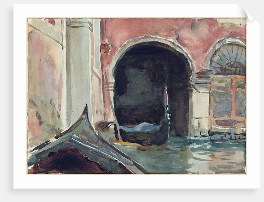 Venetian Canal by John Singer Sargent
