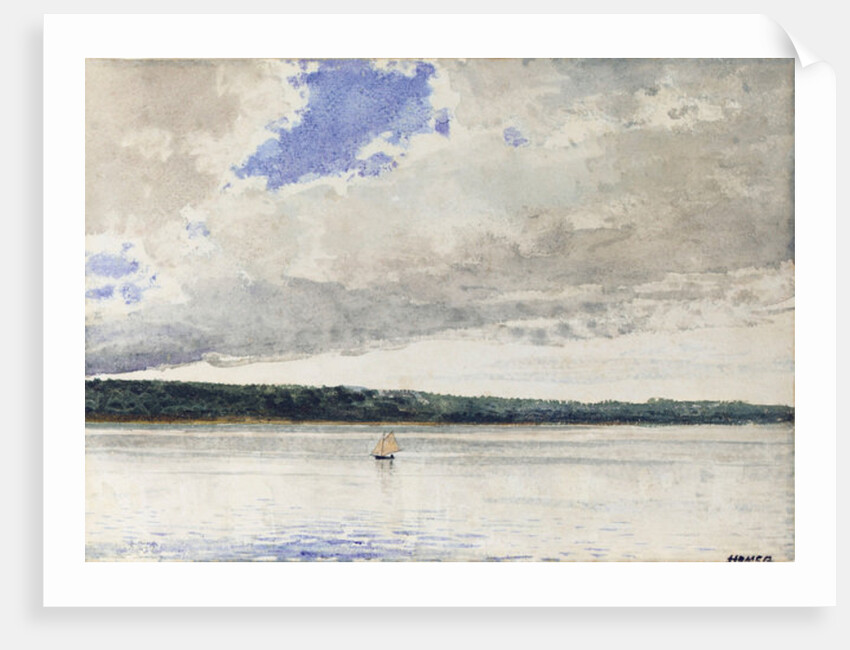 Small Sloop, 1880 by Winslow Homer