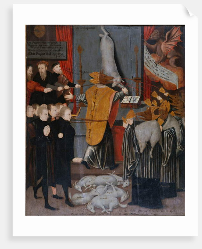 An Anti-Catholic Allegory by English School