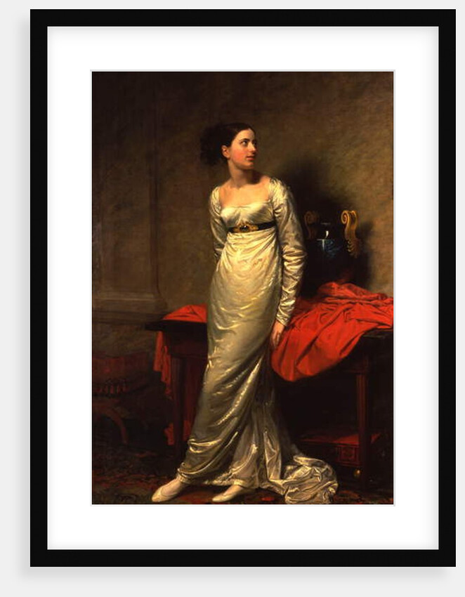 Portrait of Mrs White, full length in a White Silk Dress, 1809 by George Dawe