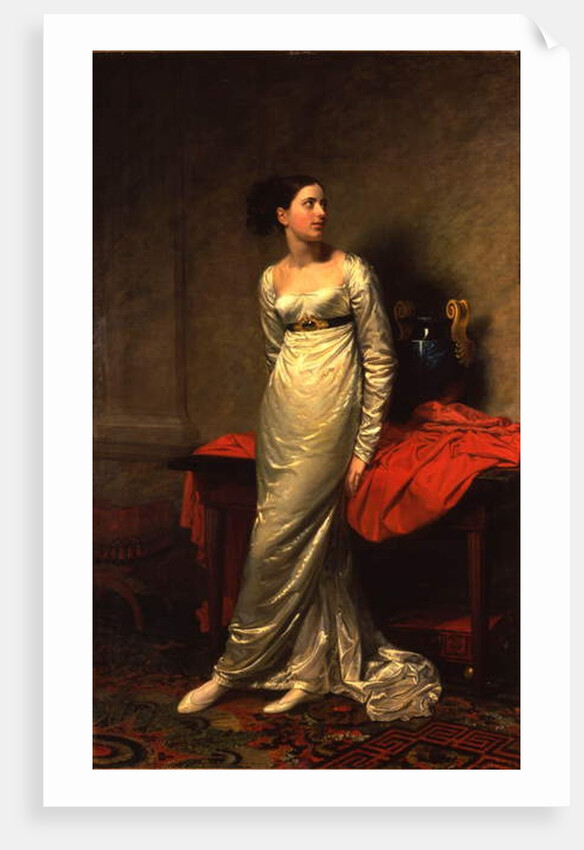Portrait of Mrs White, full length in a White Silk Dress, 1809 by George Dawe