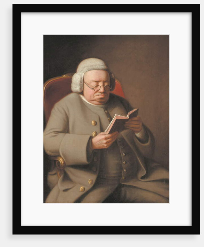 Portrait of Isaac Brodeau Reading a Book, 18th century by George Roth