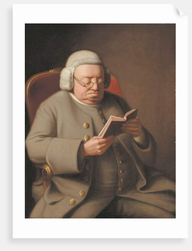 Portrait of Isaac Brodeau Reading a Book, 18th century by George Roth