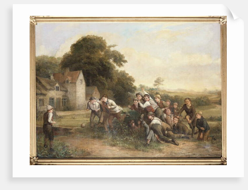 The Football Game by Thomas Webster