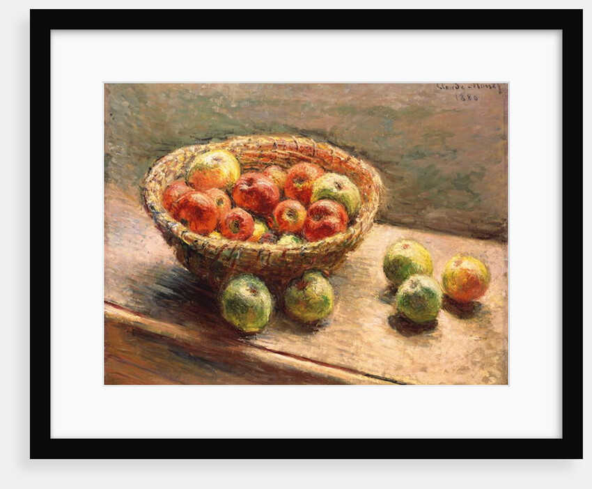 A Bowl of Apples; Le Panier de Pommes, 1880 by Claude Monet