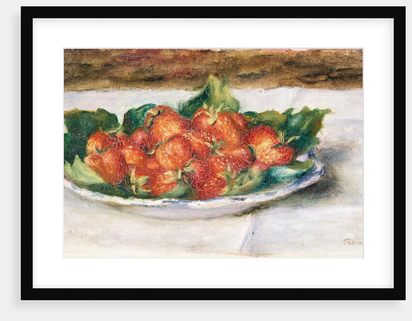 Still Life with Strawberries; Nature Morte avec Fraises, c.1880 by Pierre Auguste Renoir