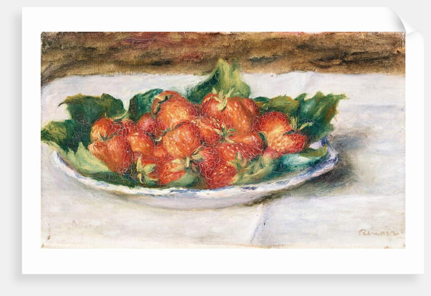 Still Life with Strawberries; Nature Morte avec Fraises, c.1880 by Pierre Auguste Renoir