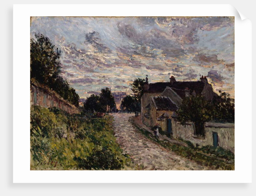 The Path to Louveciennes; Un Chemin a Louveciennes, 1876 by Alfred Sisley