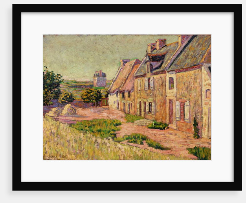 Saint-Briac, cour a la Ville Hue, 1885 by Paul Signac
