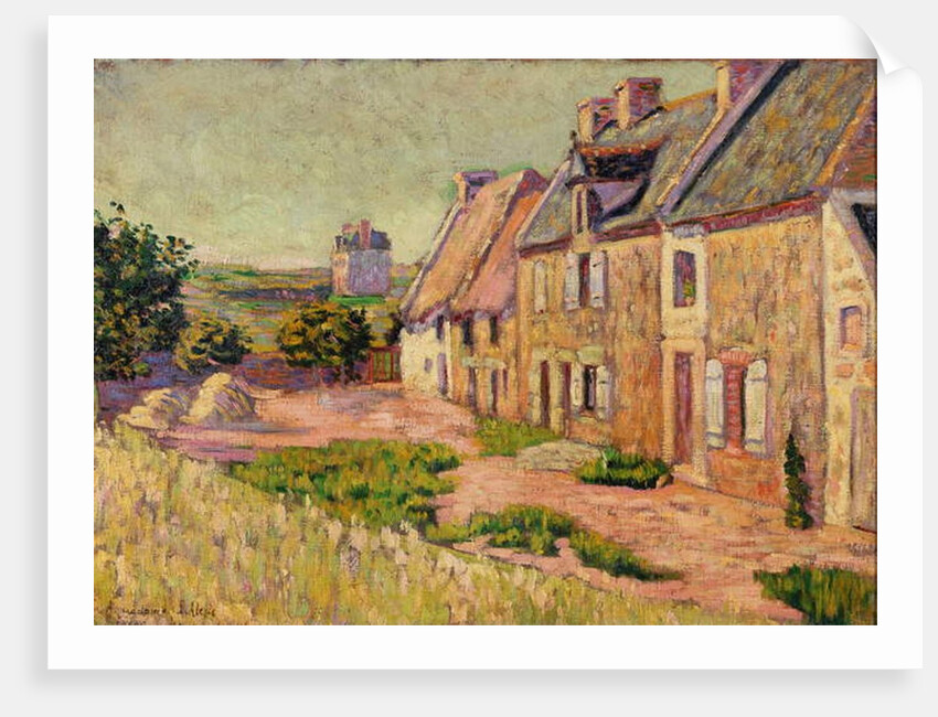 Saint-Briac, cour a la Ville Hue, 1885 by Paul Signac