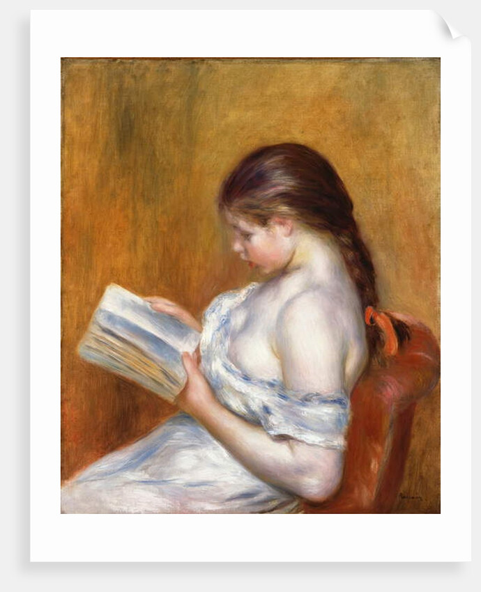 Reading; La Lecture, 1888 by Pierre Auguste Renoir