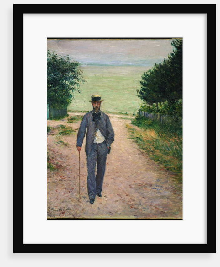 Stroller by the Sea by Gustave Caillebotte