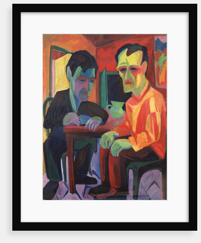 The Discussion; Das Gesprach, c.1925 by Hermann Scherer