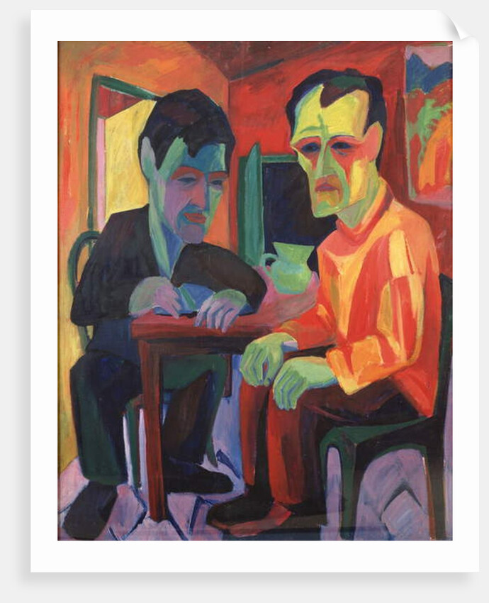 The Discussion; Das Gesprach, c.1925 by Hermann Scherer