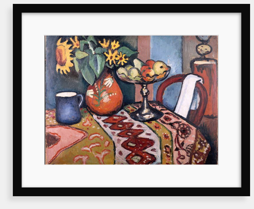 Still Life with Sunflowers II, 1911 by August Macke