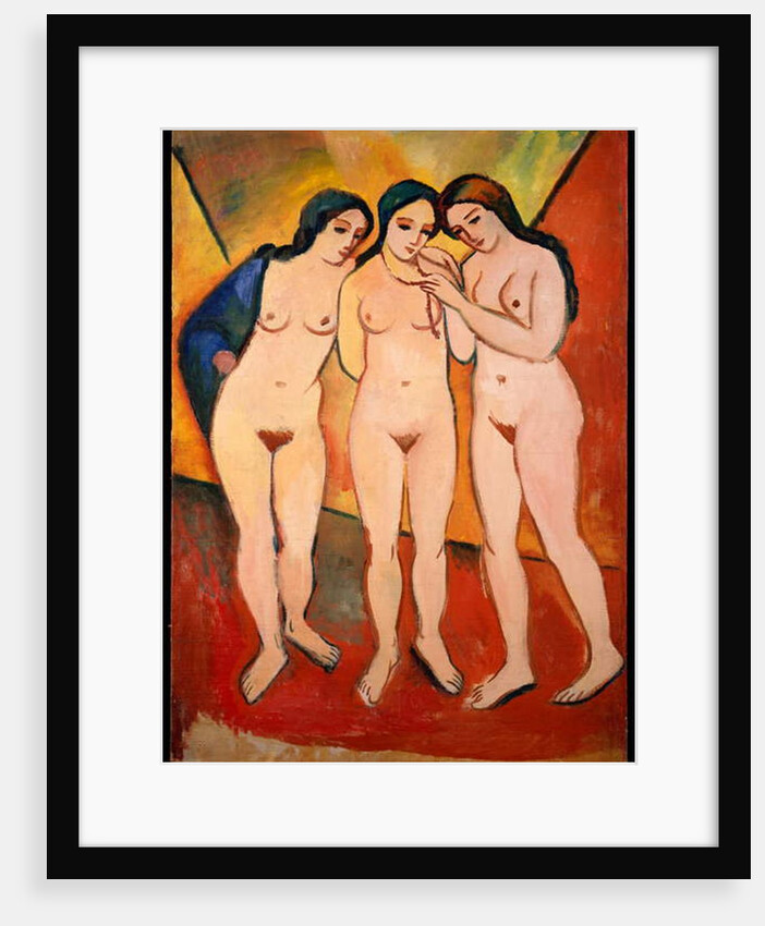 Three Nude Women, 1912 by August Macke
