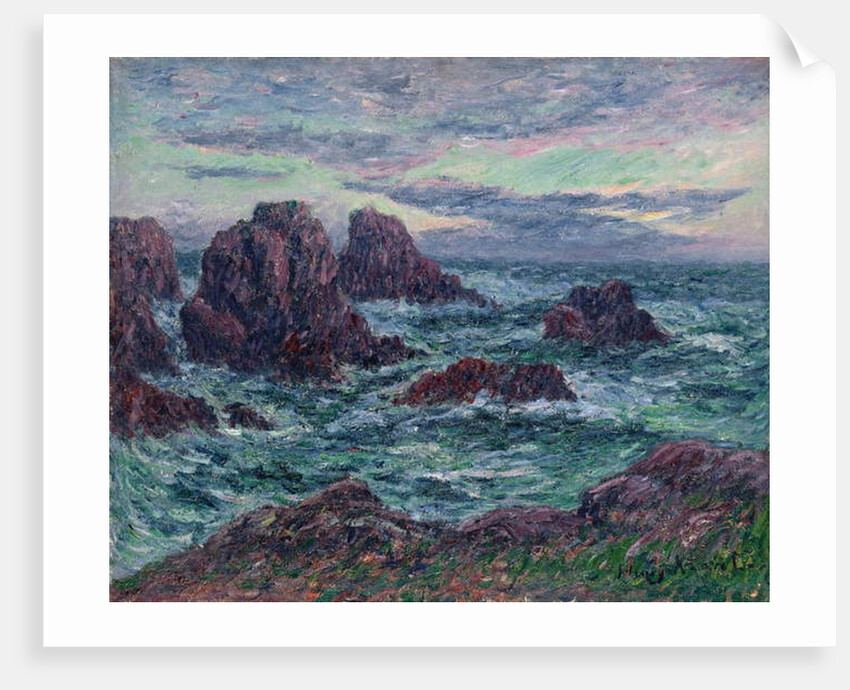 The Evening at Ouessant; Le Soir a Ouessant by Henry Moret