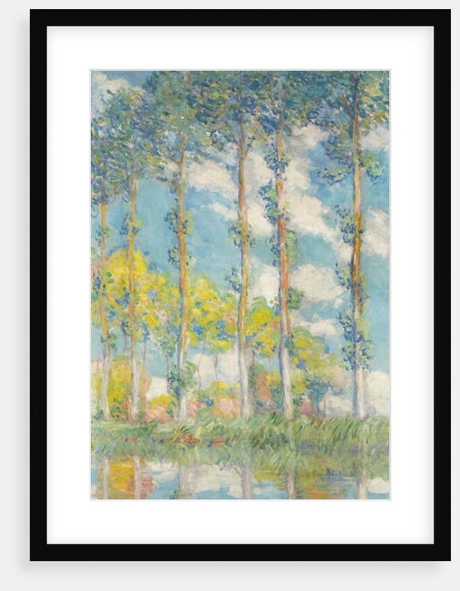 The Poplars, 1891 by Claude Monet