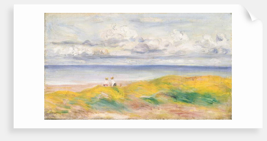 On the Cliffs; Sur la Falaise, 1880 by Pierre Auguste Renoir