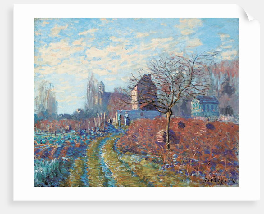 Gelee Blanche - Ete de la Saint-Martin, 1874 by Alfred Sisley