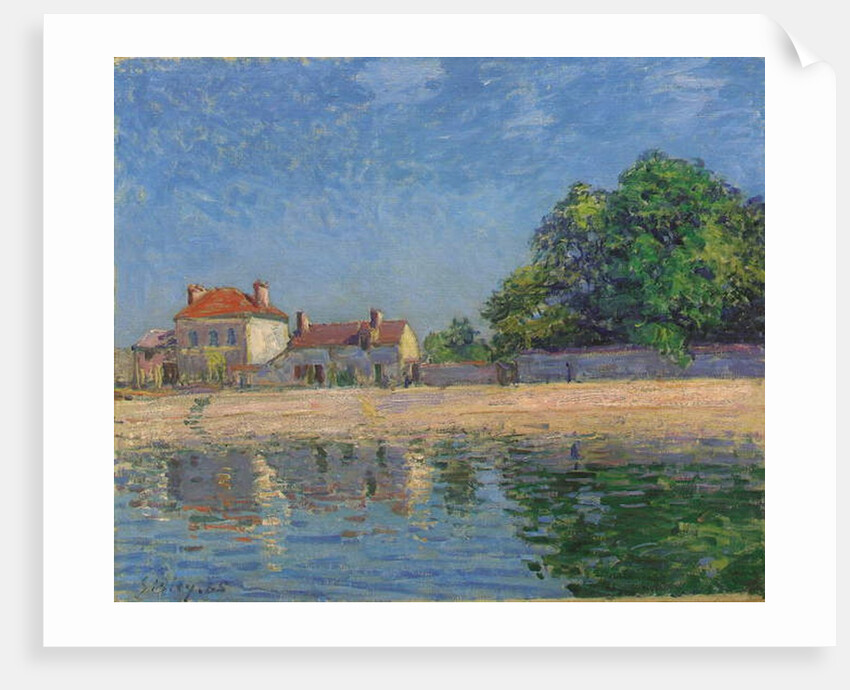 Bords du Loing, Saint-Mammes, 1885 by Alfred Sisley