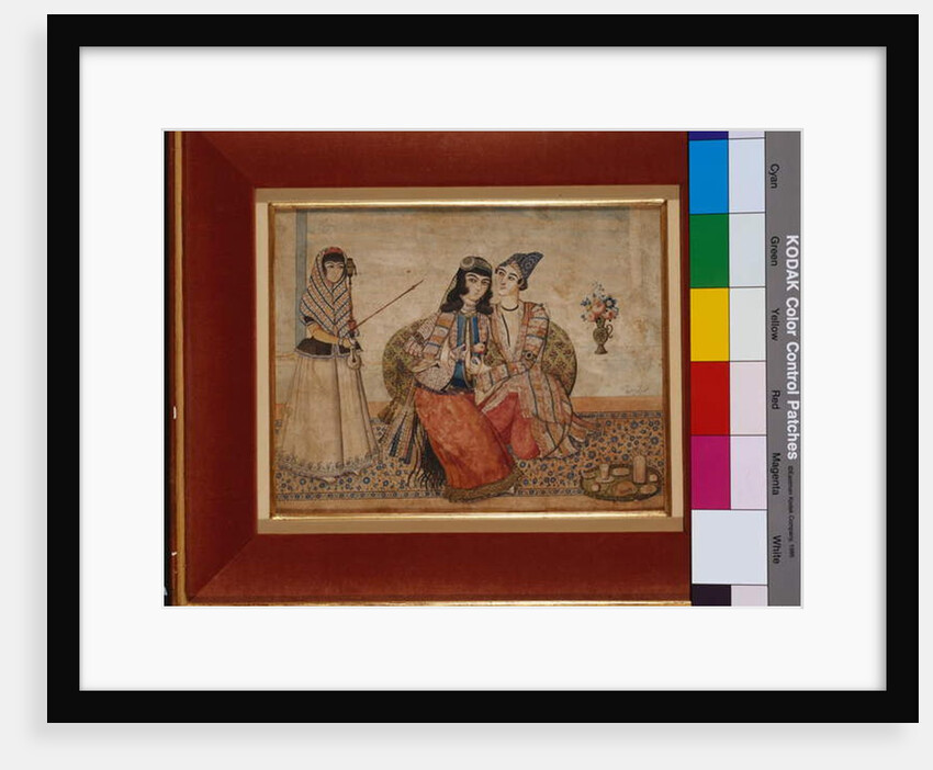 Two Lovers, 1838 by Persian School