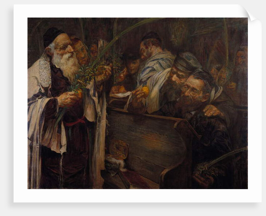 Sukkot in the Synagogue by Leopold Pilichowski