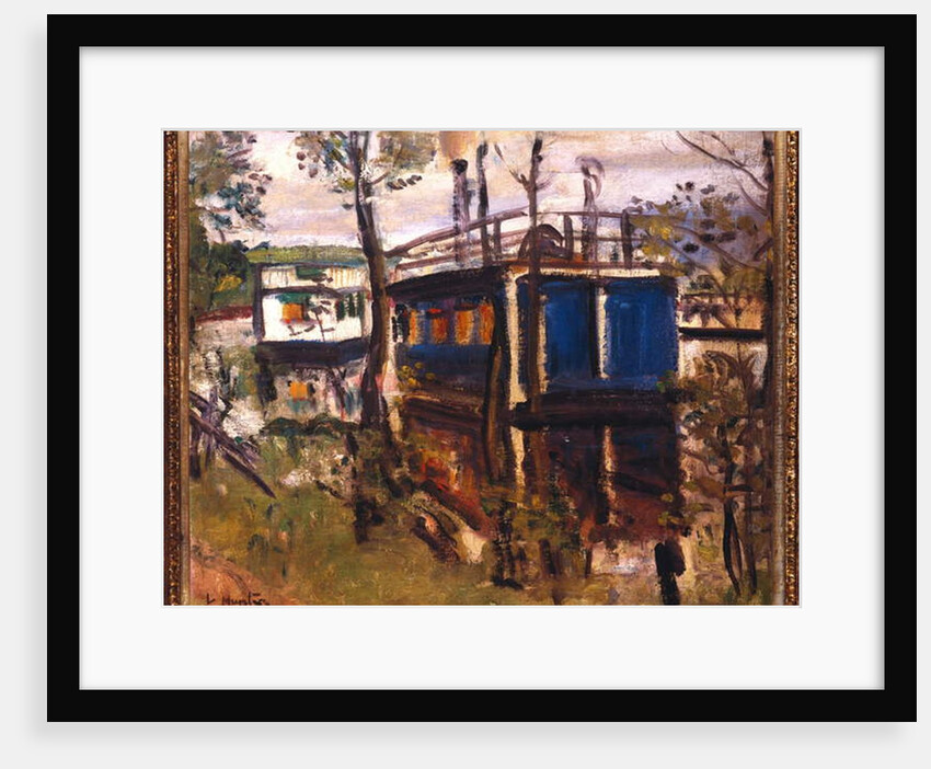 House Boats, Loch Lomond by George Leslie Hunter