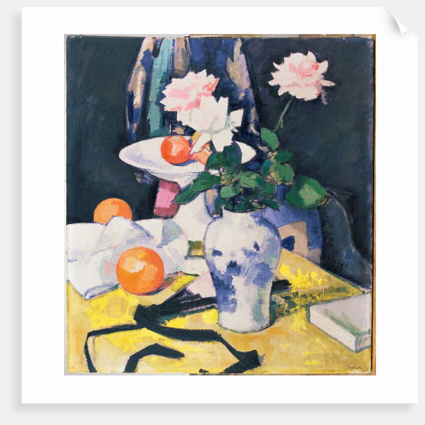 Roses and Oranges, c.1920 by Samuel John Peploe
