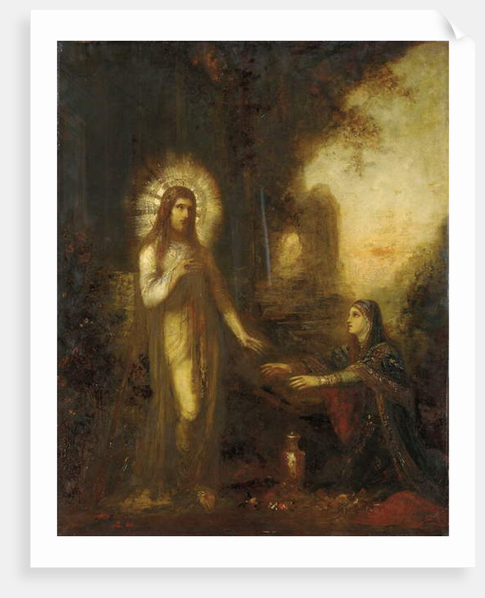 Christ and Mary Magdalene, c.1889 by Gustave Moreau