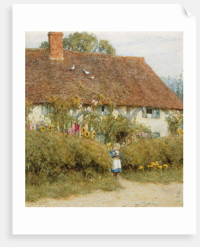 Cottage at West Horsley, Surrey by Helen Allingham