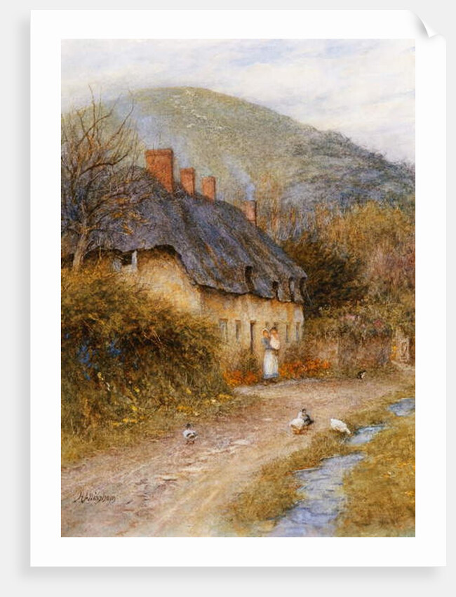 At Symondsbury near Bridport, Dorset by Helen Allingham