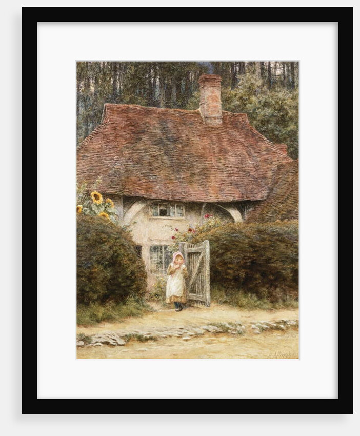 At the Cottage Gate by Helen Allingham